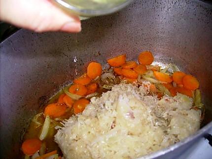 recette Pintade à la choucroute