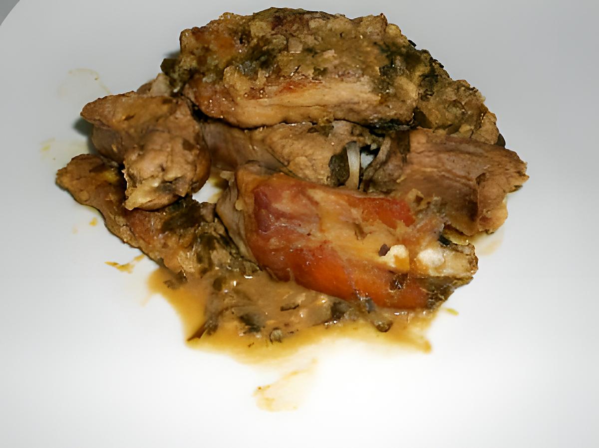 recette sauce de porc ( en landais los bertran )