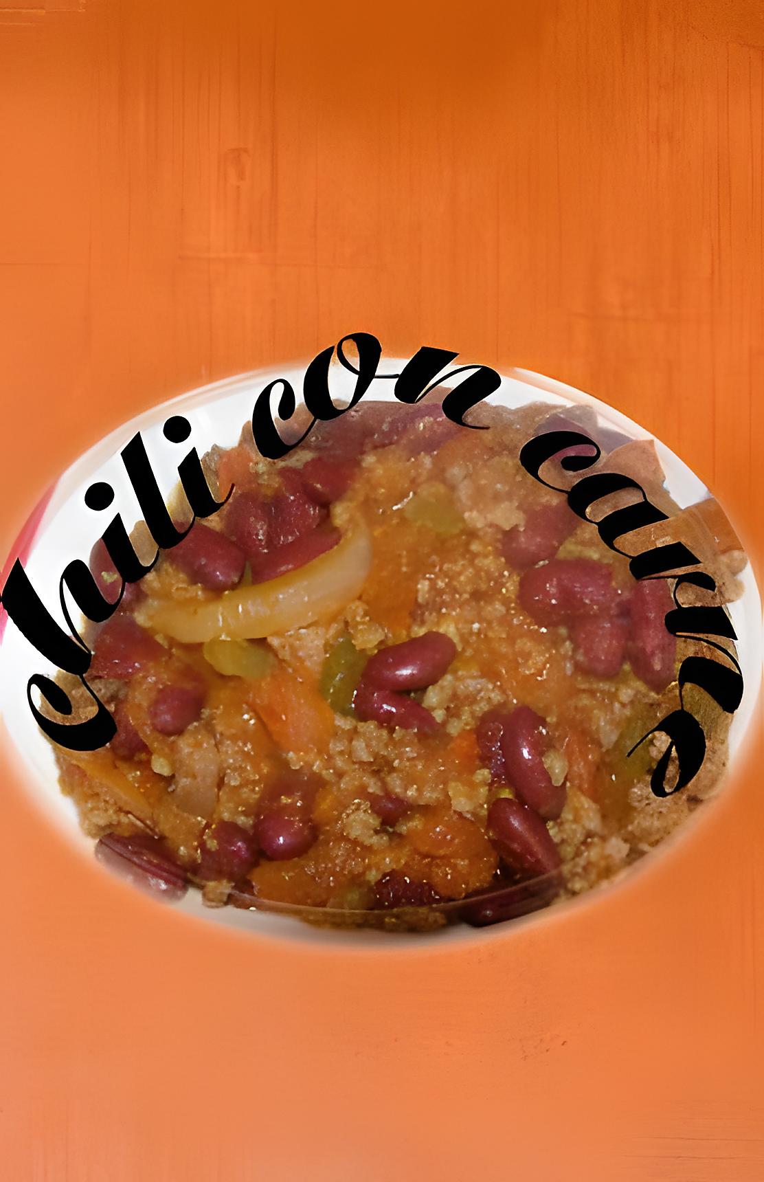 recette chili con carne