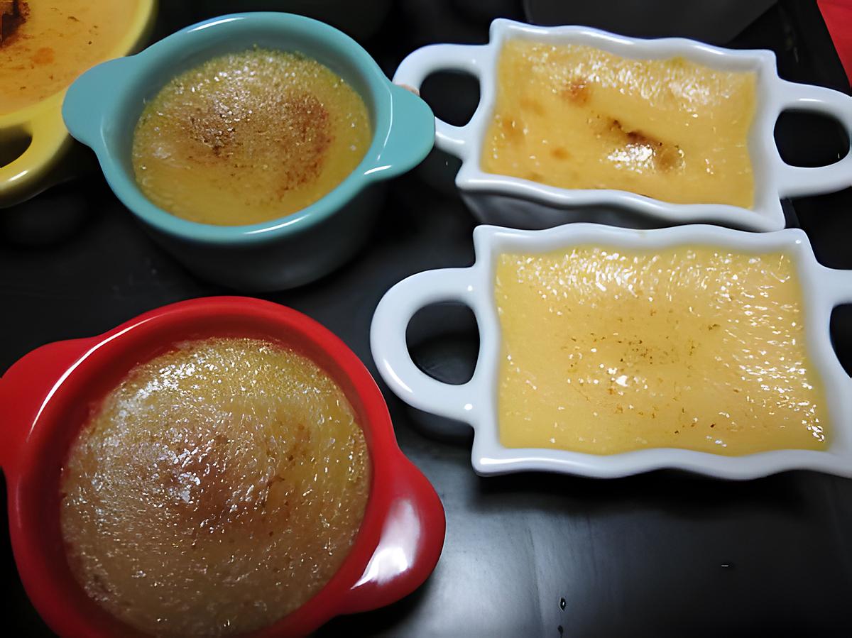 recette CREME BRULEE AUX MARRONS ET CREME BRULEE AUX CLEMENTINES