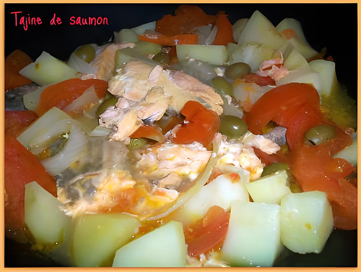 recette Tajine de saumon