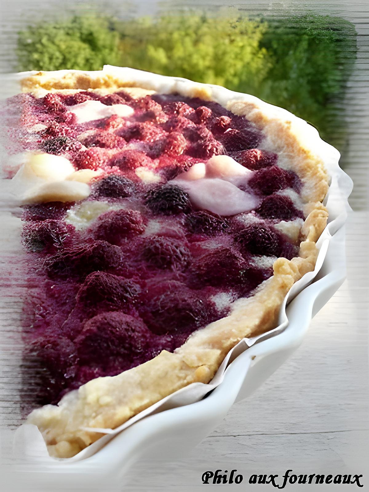 recette Tarte amandine aux framboises