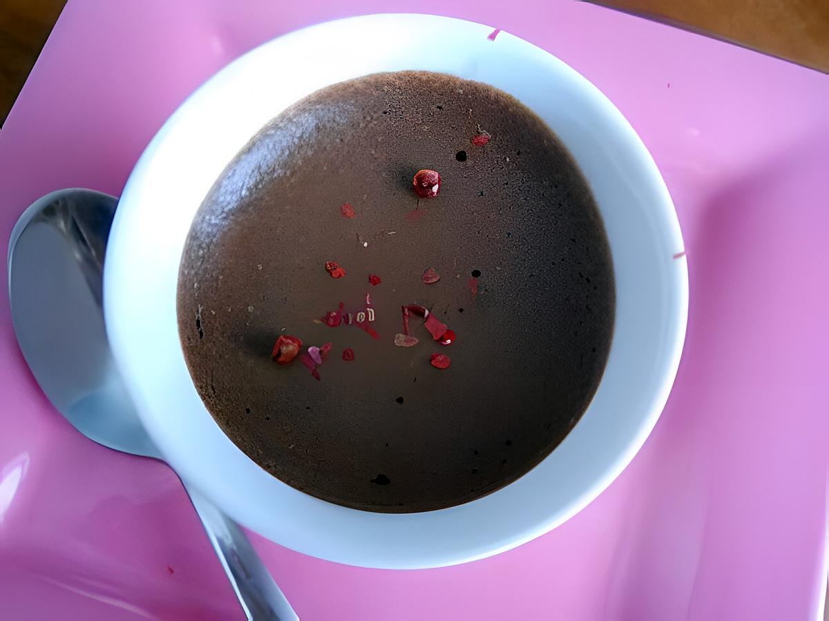 recette Mousse au chocolat poivrée