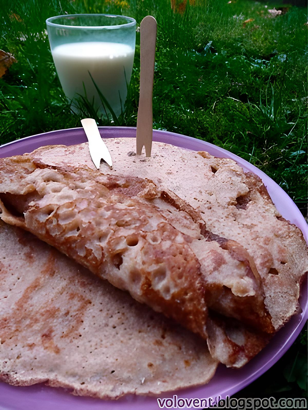 recette Recette ayurvédique: crêpe de blé à la rose