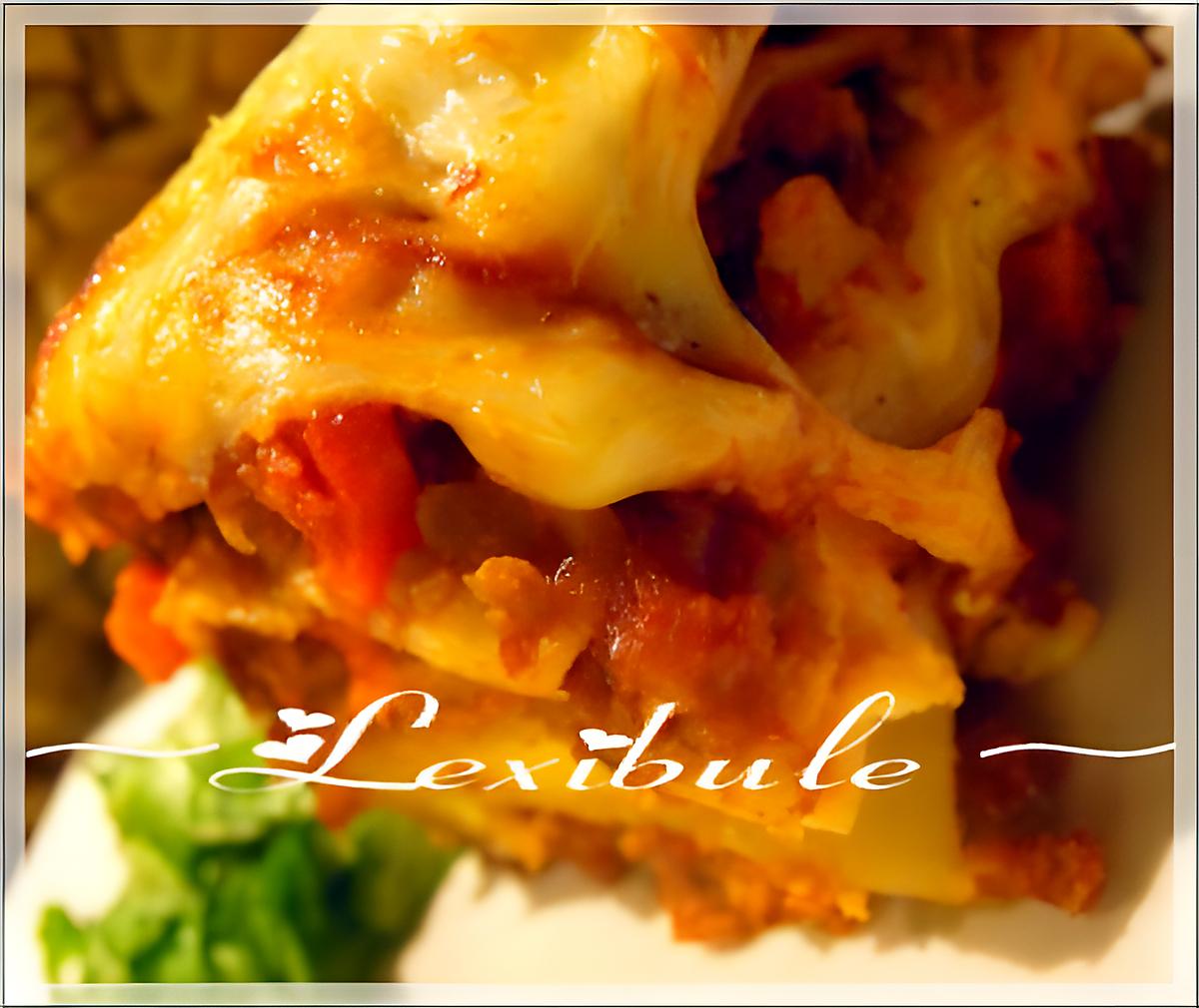 recette Lasagne à la mijoteuse