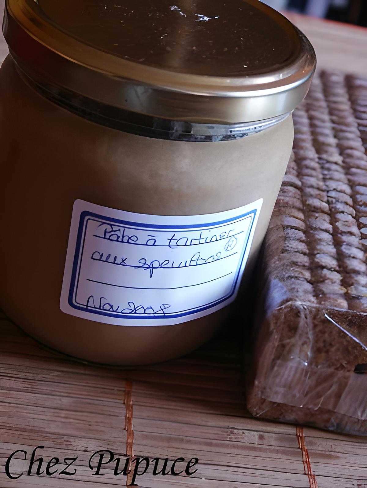 recette Pâte à tartiner aux speculoos