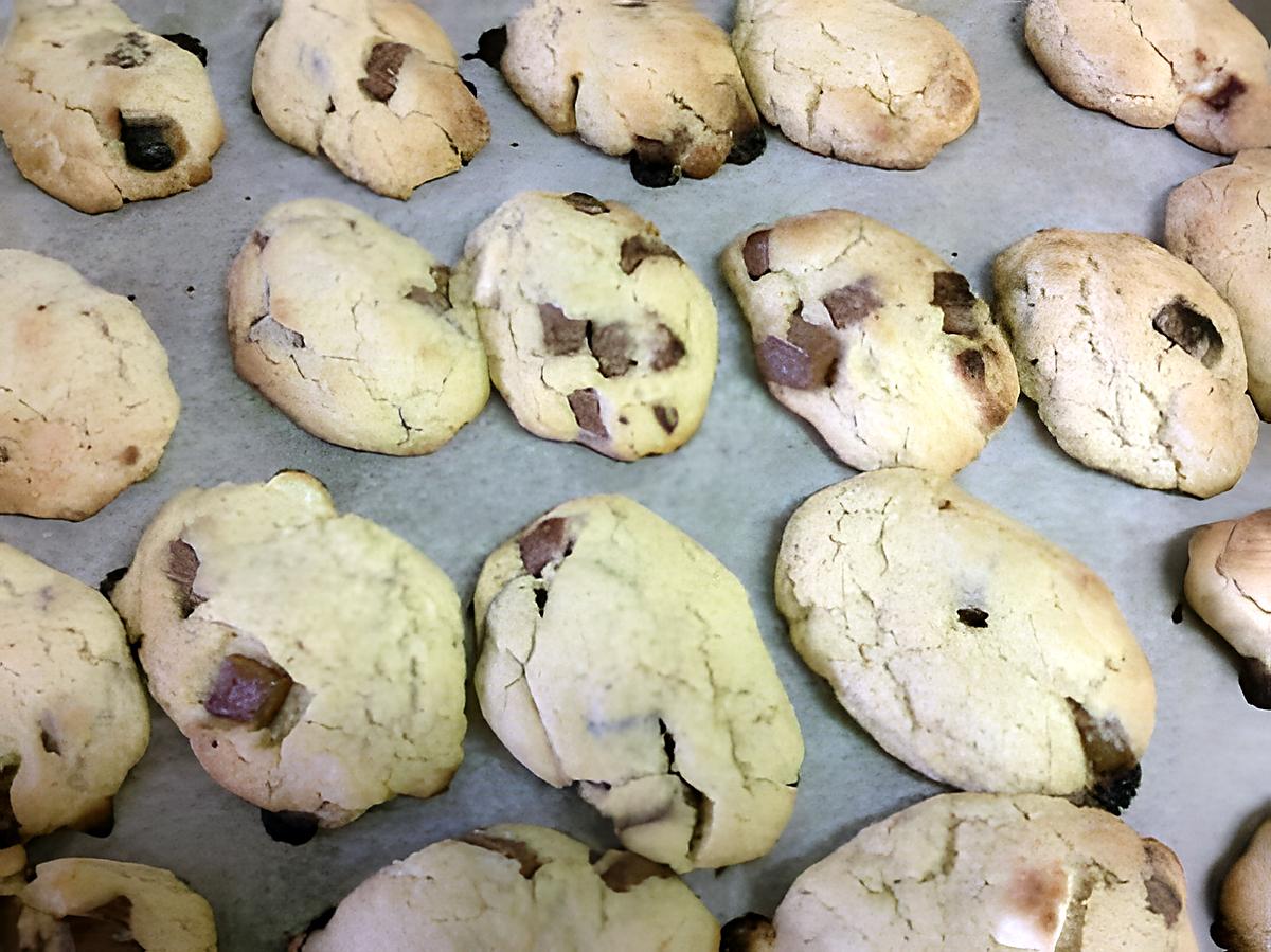 recette cookies aux pépites de chocolat