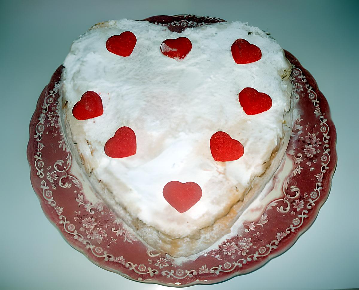 recette Génoise coeur