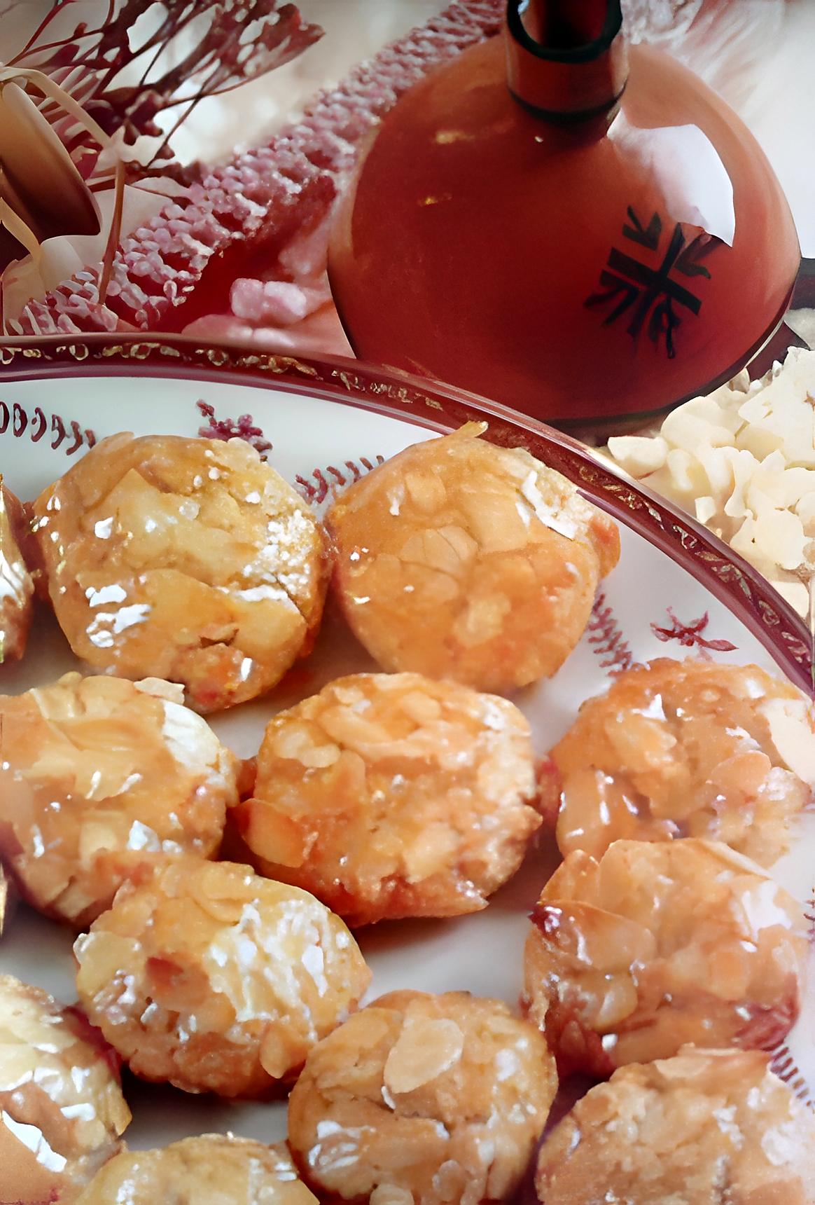 recette Ghribas aux amandes(Pâtisserie marocaine)