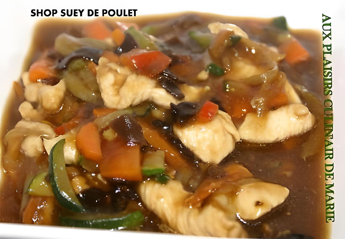 recette SHOP SUEY DE POULET