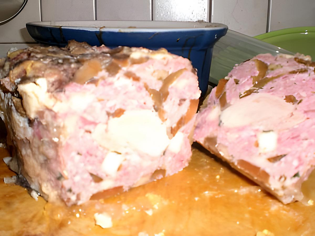 recette Filet mignon de porc "Terrine ménagère"
