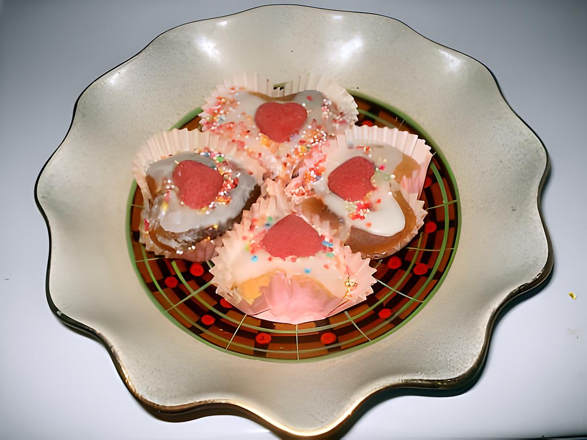 recette CUPCAKES COEUR