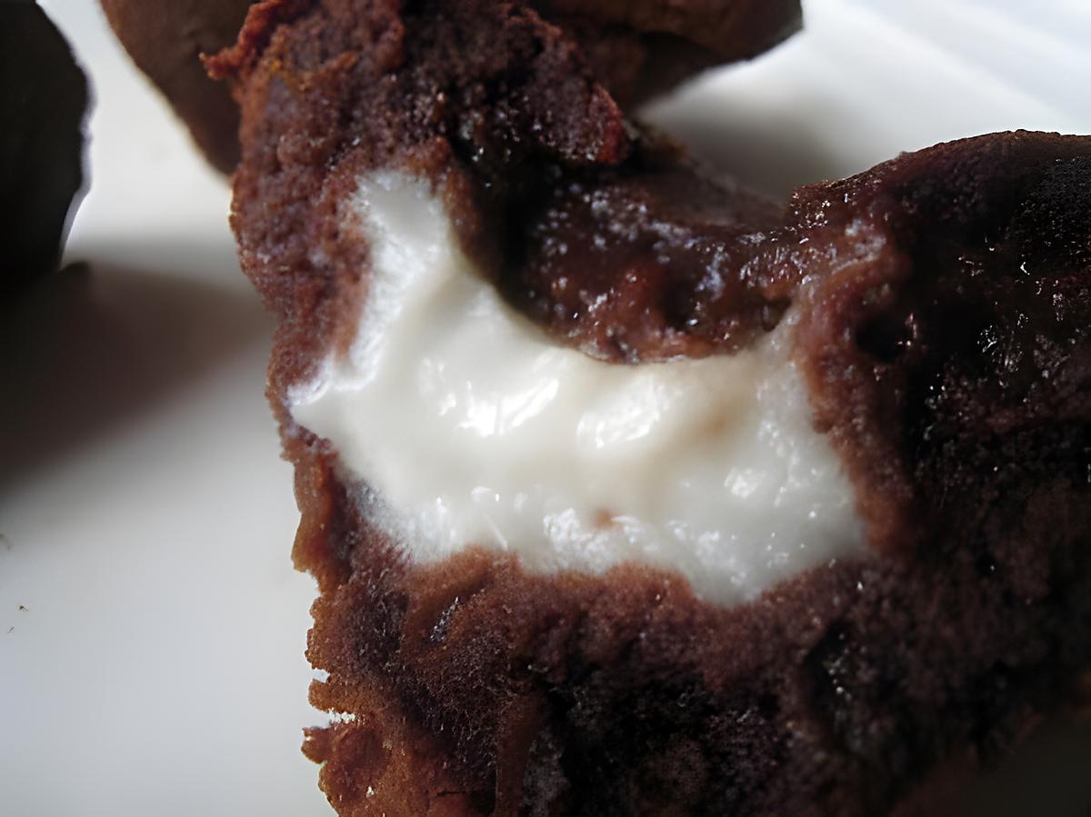 recette Moelleux au chocolat et son coeur coco