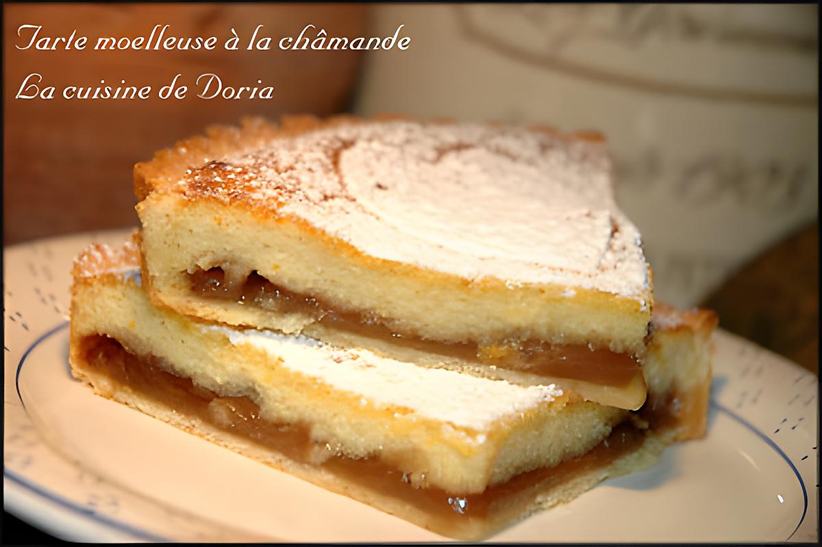 recette Tarte moelleuse à la châmande