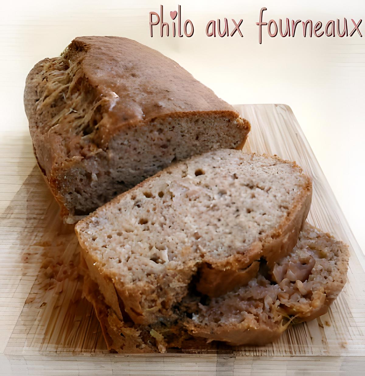 recette Cake au chocolat & au jambon cru