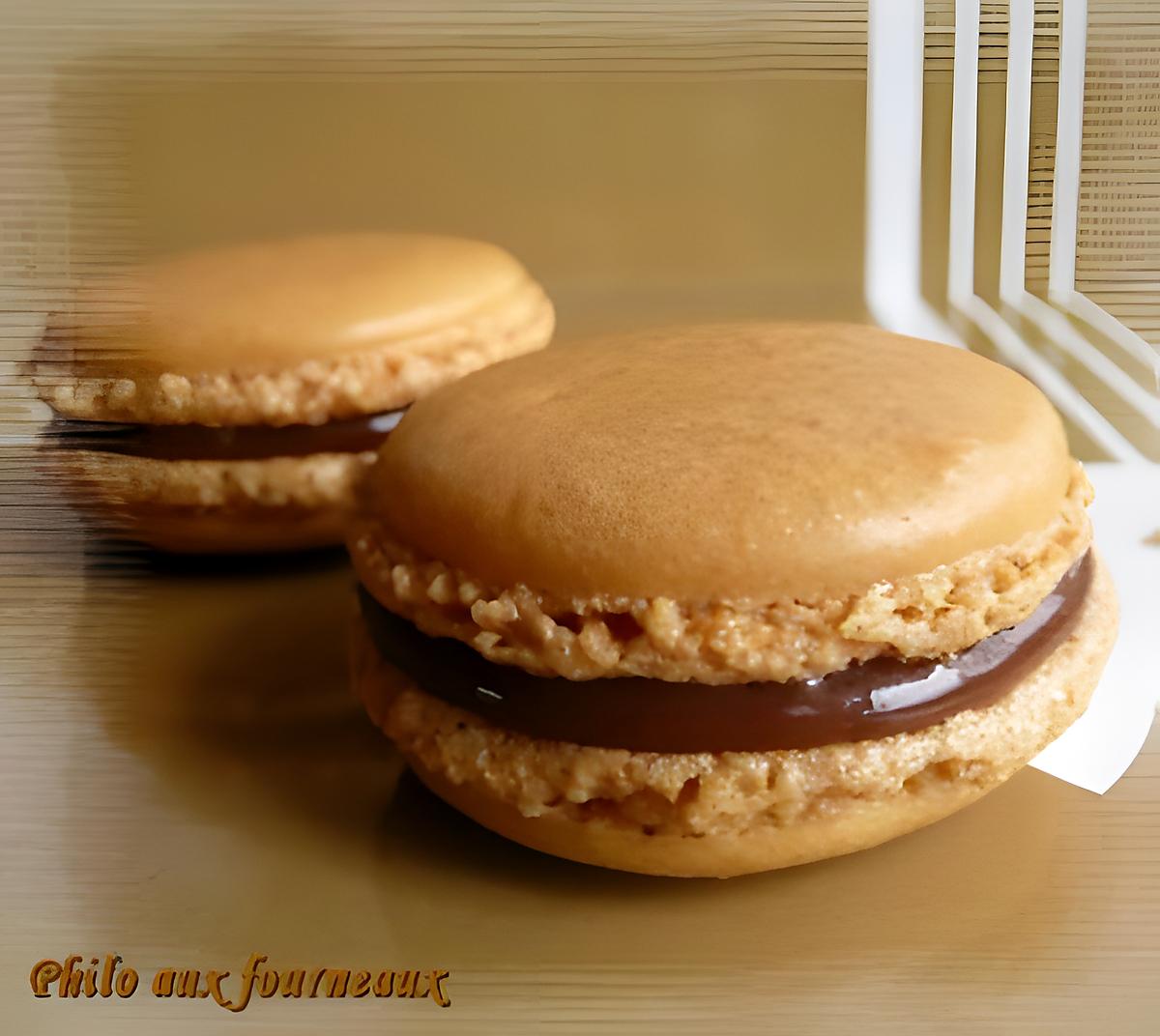 recette Macarons fourrés au carambar