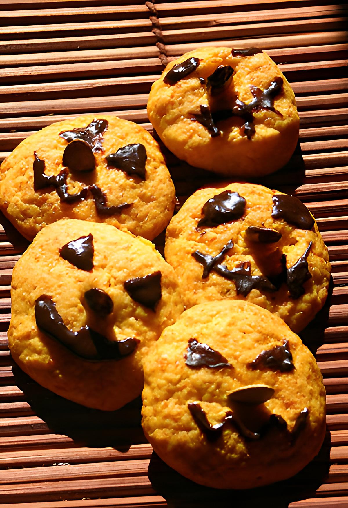 recette Cookies d’Halloween au potimarron