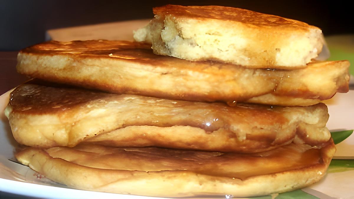 recette DES PANCAKES MOELLEUX POUR MON PETIT DEJEUNER !