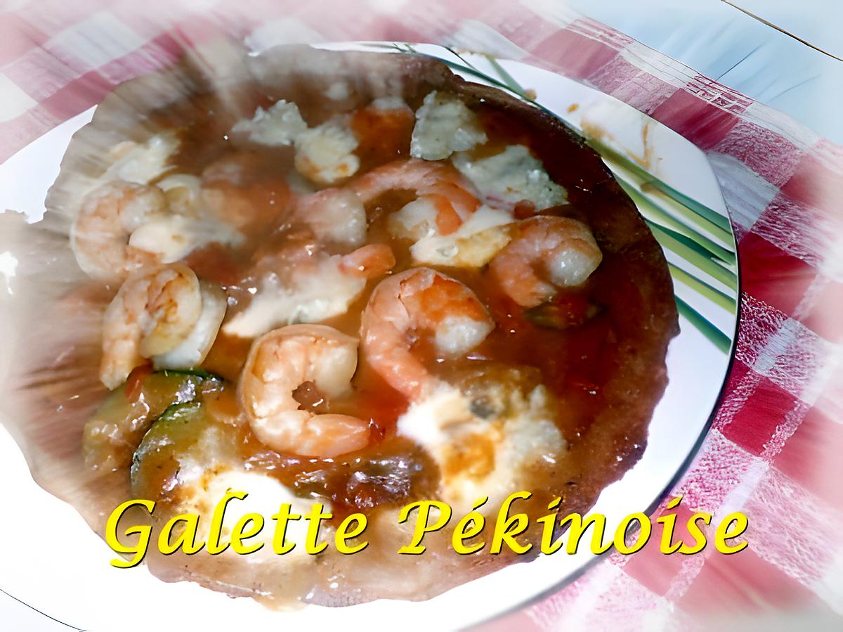 recette galette pékinoise