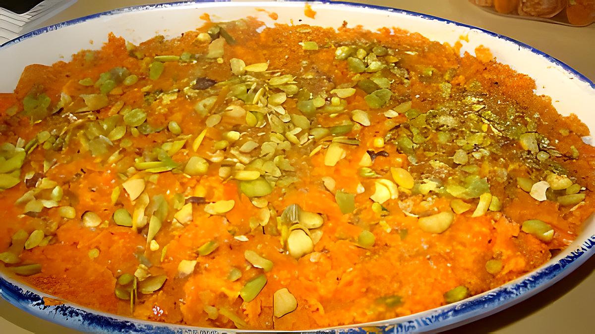 recette Halwa aux carottes (recette indienne)