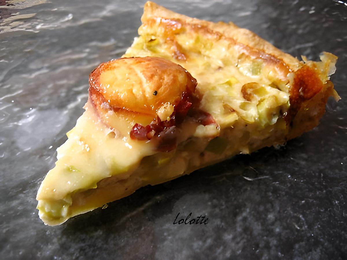 recette Tarte soufflée aux poireaux et à l’orange et bouchons de chèvre au jambon de Parme