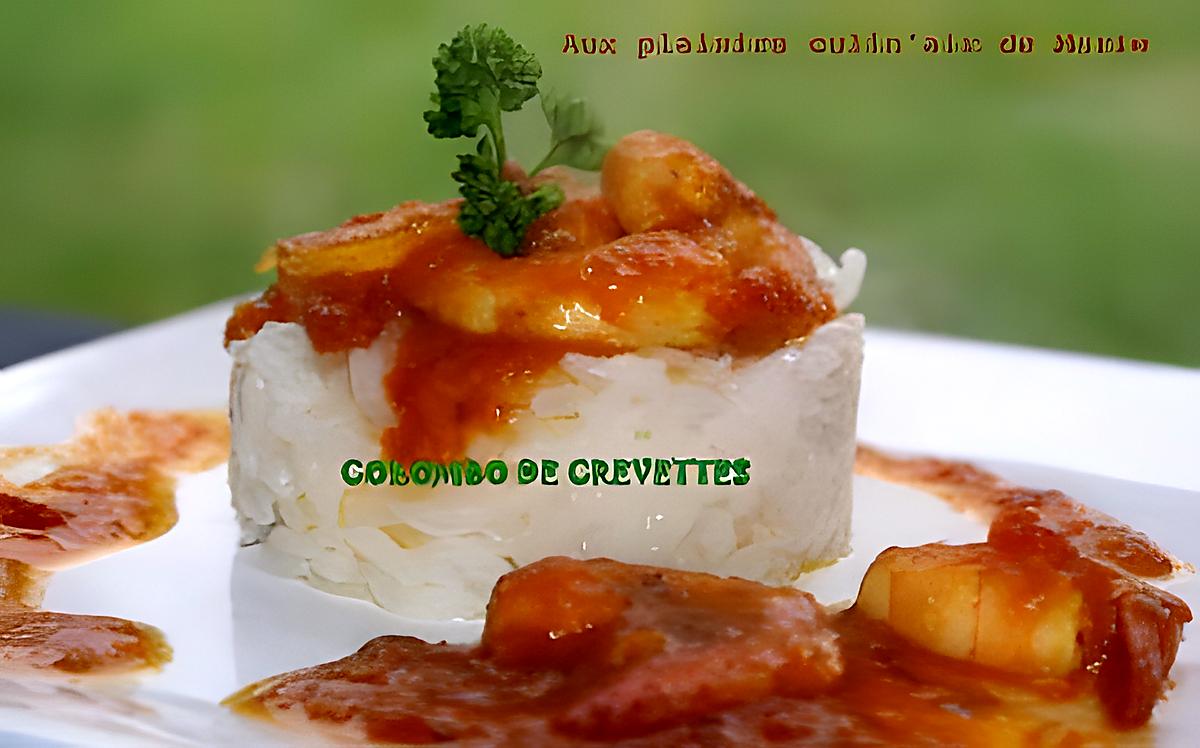 recette COLOMBO DE CREVETTES