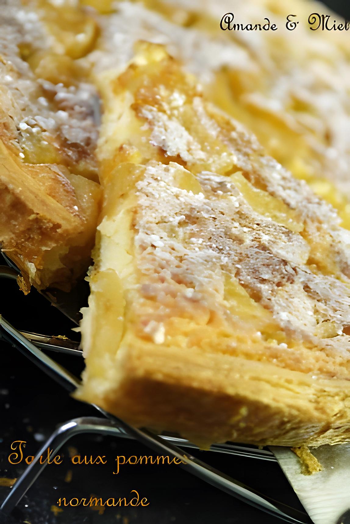 recette TARTE AUX POMMES NORMANDE