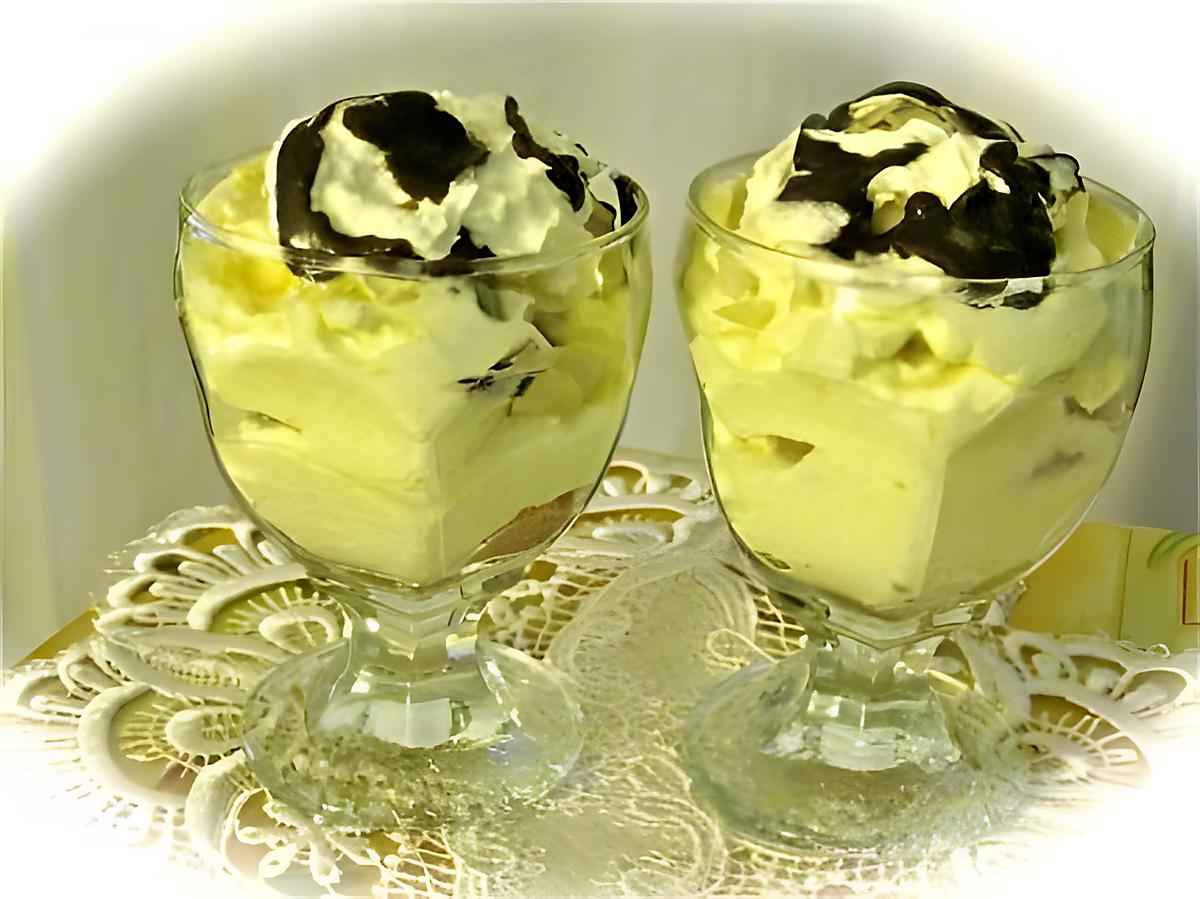 recette COUPE AUX POIRES ET MASCARPONE