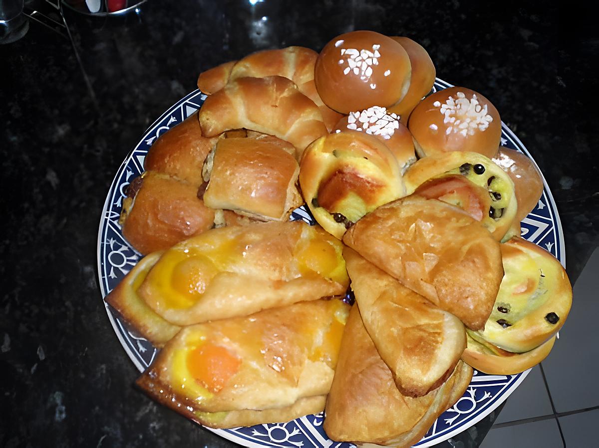 recette viennoiseries(oranais,chausson au pomme,croissants..........)