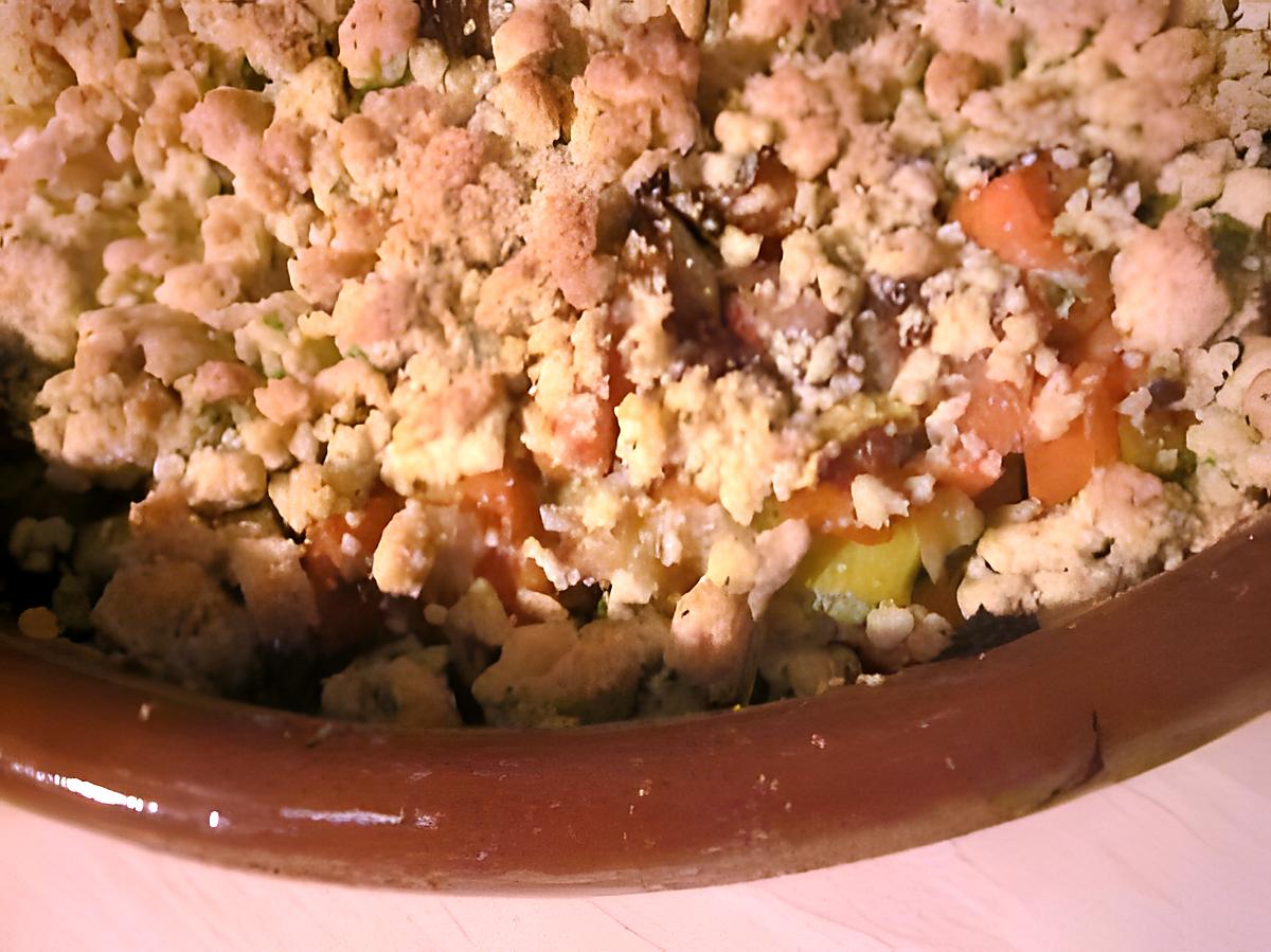 recette CRUMBLE DE LEGUMES