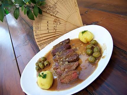 recette Magrets de canard gras aux olives