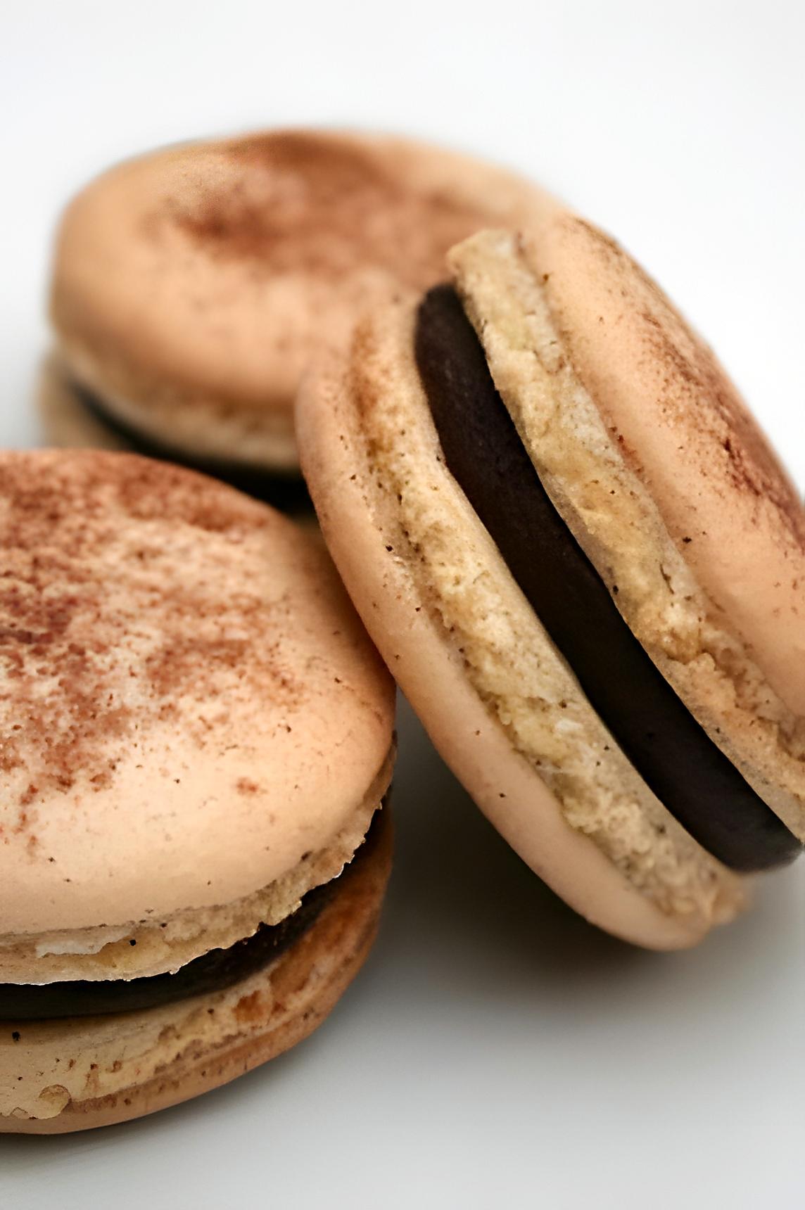 recette delicieux macarons au chocolat