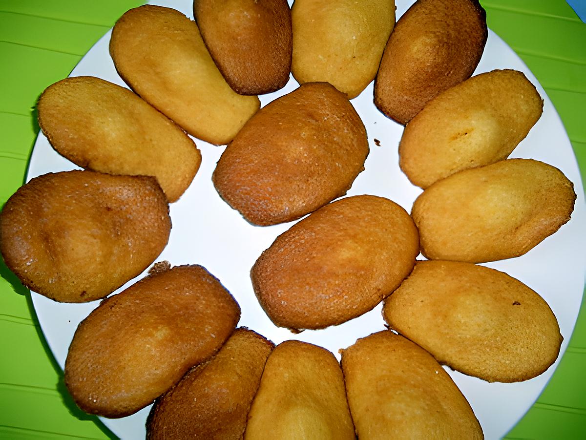 recette Madeleines au caramel