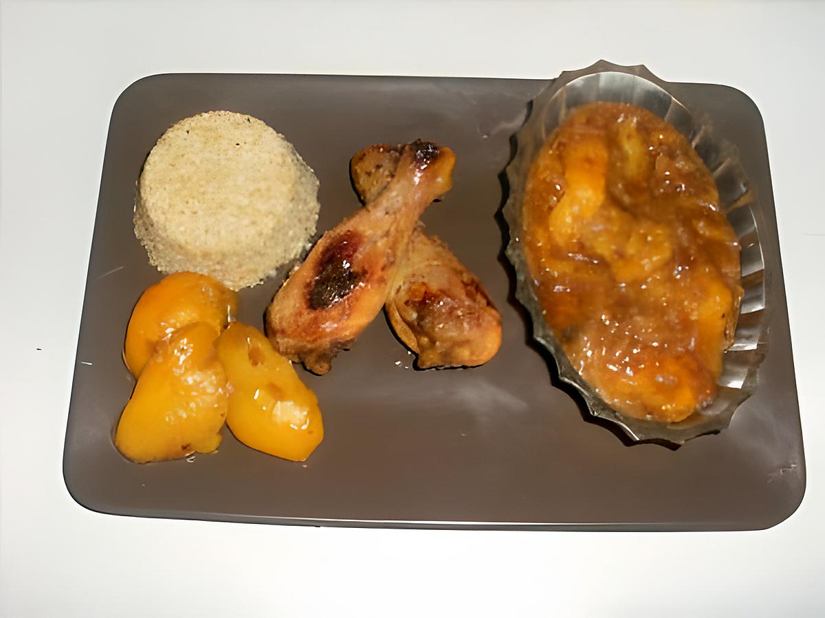 recette Poulet au abricot et son quinoa royale