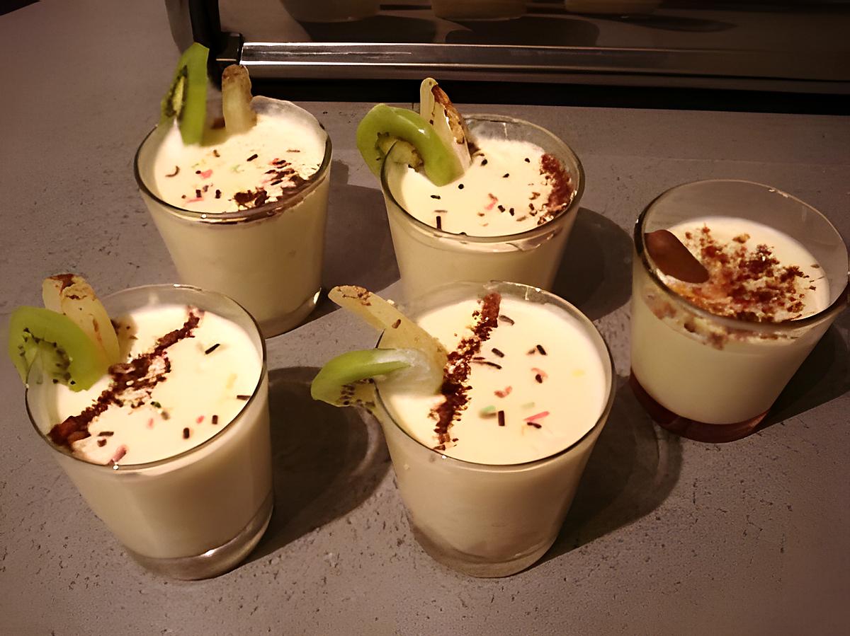 recette Délice de poire caramélisés avec sa créme de chocolat blanc !