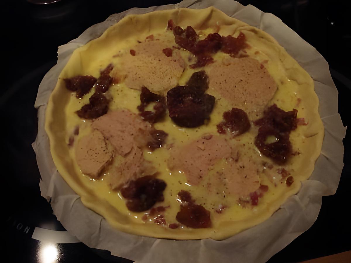 recette PETITE TARTE  figues  foie gras