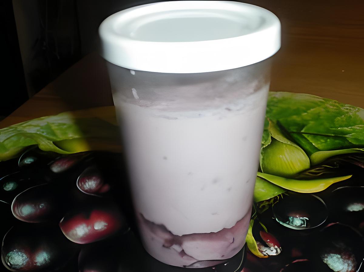 recette yaourts a la confiture de cassis