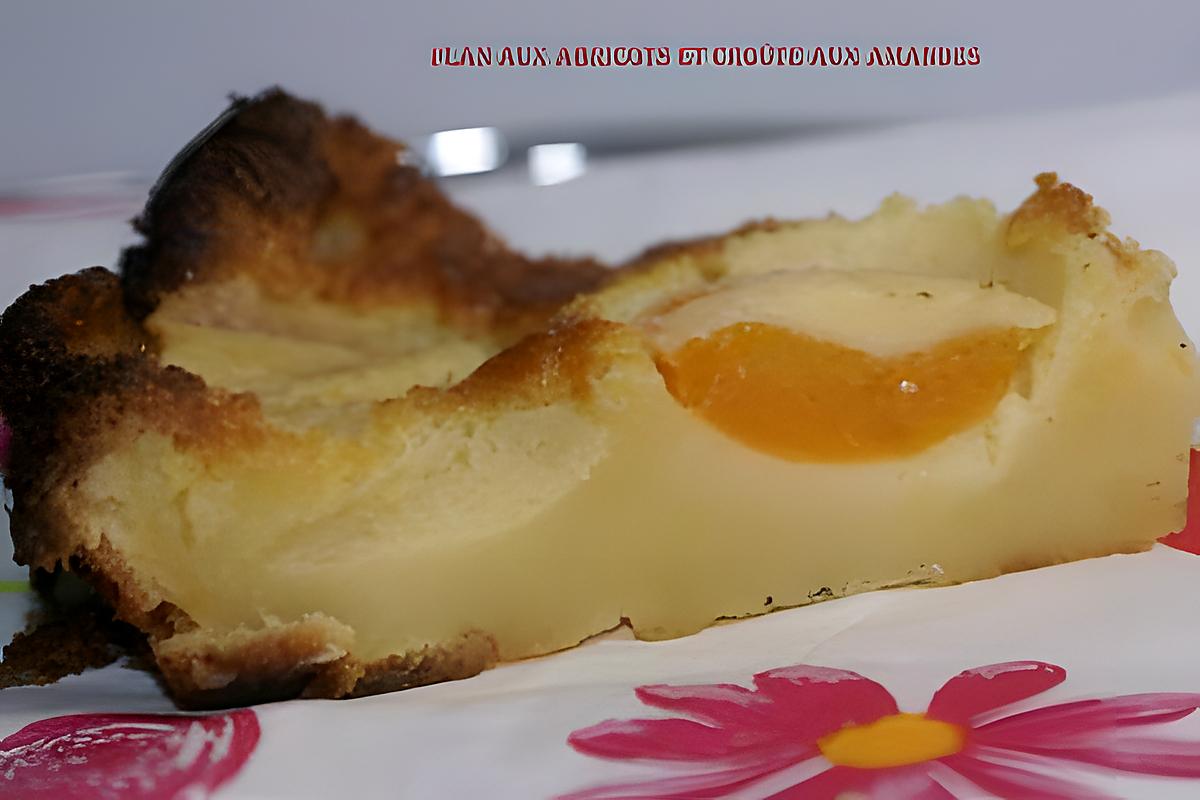 recette CLAFOUTIS ABRICOT ET SA CROÛTE D'AMANDE