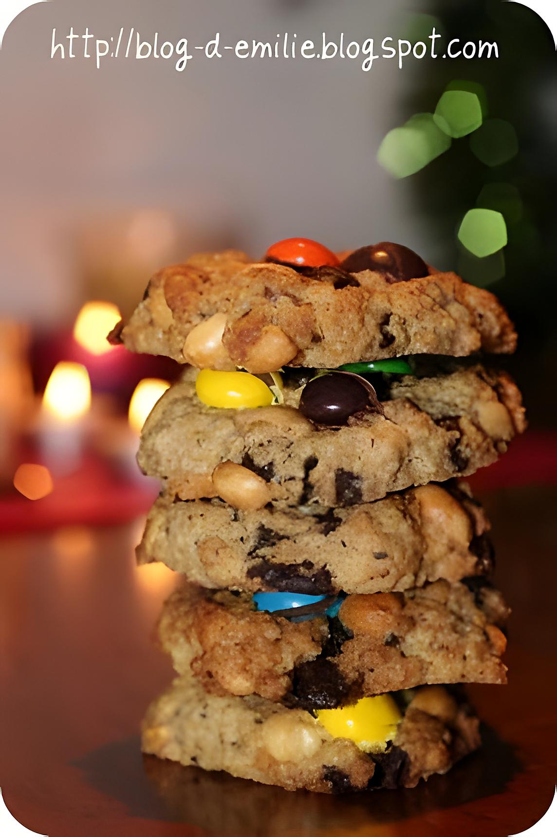 recette Cookies cacahuètes et chocolat