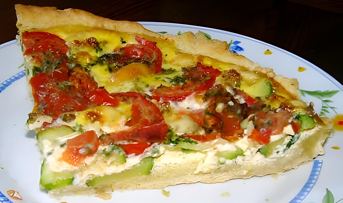 recette tarte tomates courgette