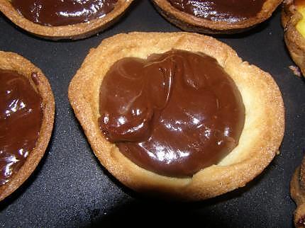 recette tartelettes(citron,chocolat,kiwi)