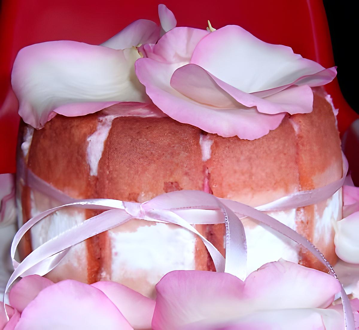 recette CHARLOTTE EN ROSE ISPAHAN