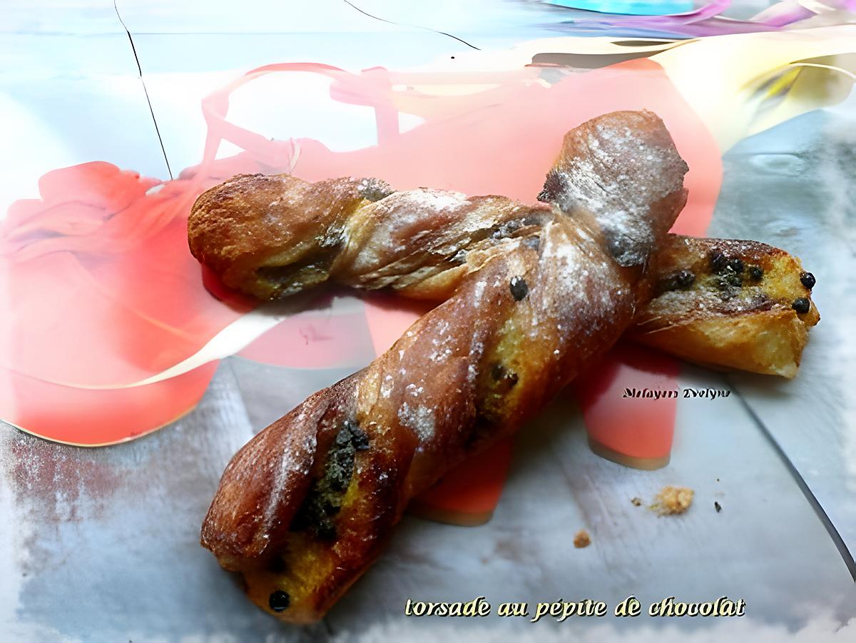 recette torsade aux pépites au chocolat