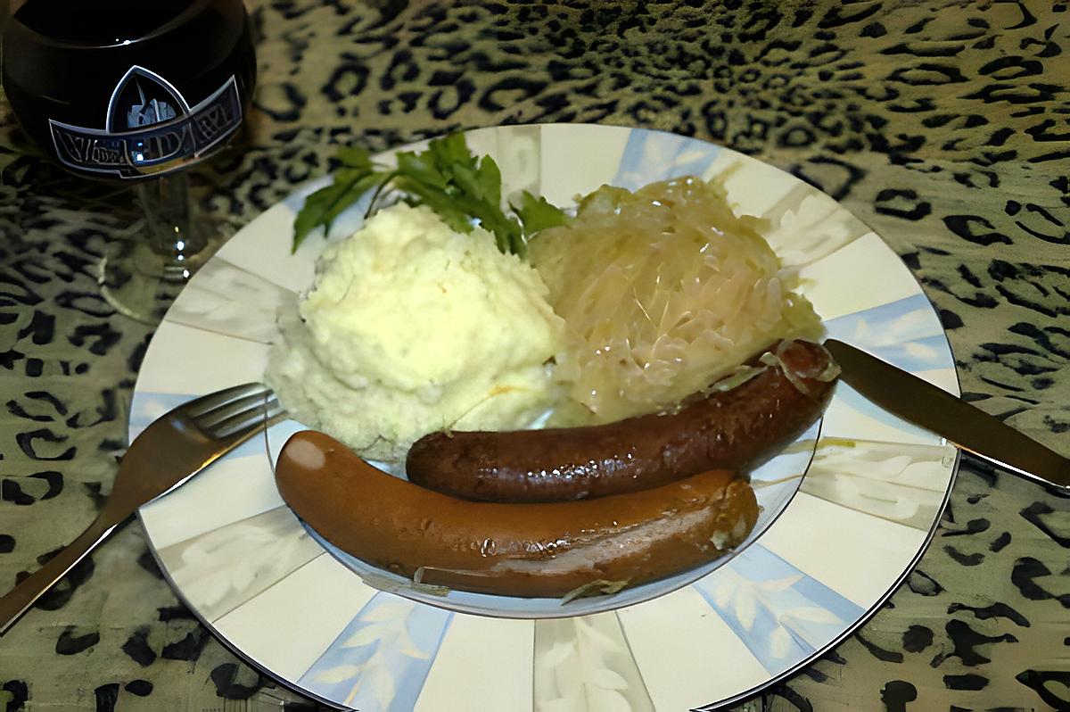 recette purée choucroute