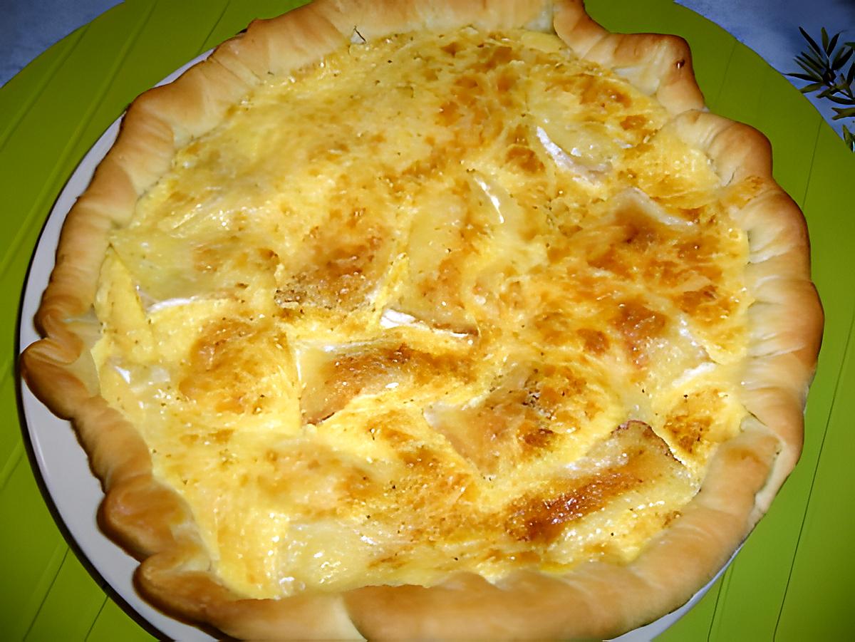 recette Tarte au camenbert