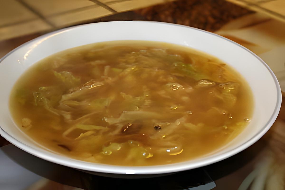 recette Soupe à l'oignon & chou frisé