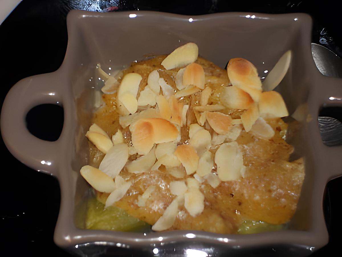 recette GRATIN~DE~KIWIS~A~LA~MOUSSE~ AUX~AMANDES