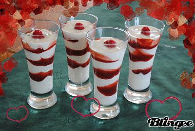 Recette De Verrine De Fromage Blanc Au Coulis De Fraises Tres Rapide