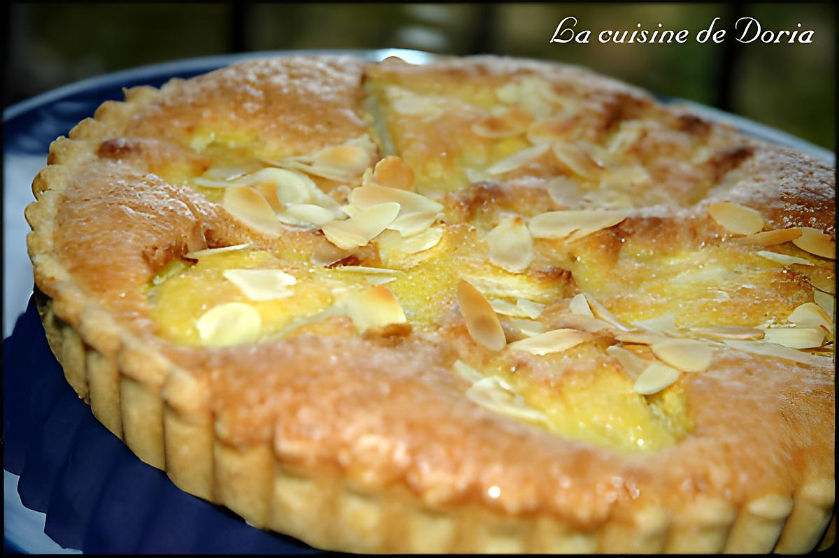 recette Tarte aux poires et aux amandes