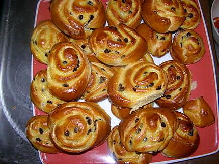 recette petit pain aux pépites de chocolat